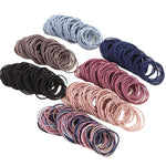 100 pz/borsa Accessori per capelli elastici Anello per capelli in nylon Corda per capelli Elastico per capelli