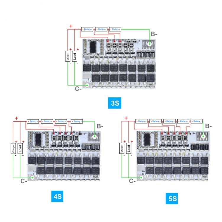 Scheda protezione batteria litio 12V 100A con bilanciamento