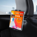 Staffa per tablet poggiatesta pieghevole estensibile per sedile posteriore dell'auto, Plastic Clamp Arm, Metal Clamp Arm