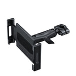 Staffa per tablet poggiatesta pieghevole estensibile per sedile posteriore dell'auto, Plastic Clamp Arm, Metal Clamp Arm