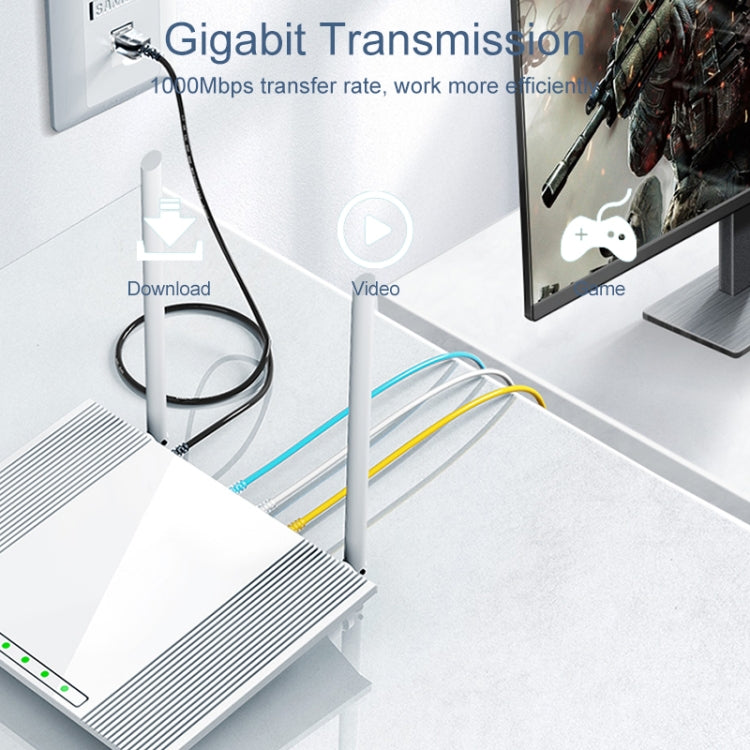 Cavo patch di rete UTP cavo Ethernet Cat6A SAMZHE, 0.5m, 1m, 1.5m, 2m, 3m, 5m, 8m, 10m, 15m, 20m