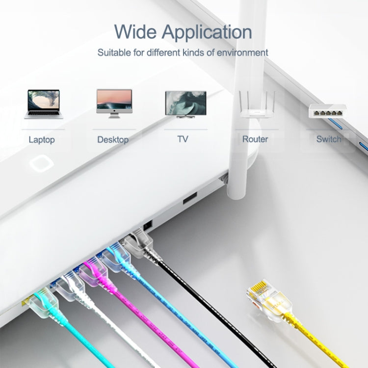 Cavo patch di rete UTP cavo Ethernet Cat6A SAMZHE, 0.5m, 1m, 1.5m, 2m, 3m, 5m, 8m, 10m, 15m, 20m
