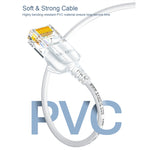 Cavo patch di rete UTP cavo Ethernet Cat6A SAMZHE, 0.5m, 1m, 1.5m, 2m, 3m, 5m, 8m, 10m, 15m, 20m