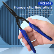COMPTYCO VCFS-18 SC/LC Connettore per fibra ottica Spina e morsetto Strumenti di estrazione Flangia Clip per ugello lungo, Flange Long Nozzle Clip
