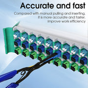 COMPTYCO VCFS-18 SC/LC Connettore per fibra ottica Spina e morsetto Strumenti di estrazione Flangia Clip per ugello lungo, Flange Long Nozzle Clip