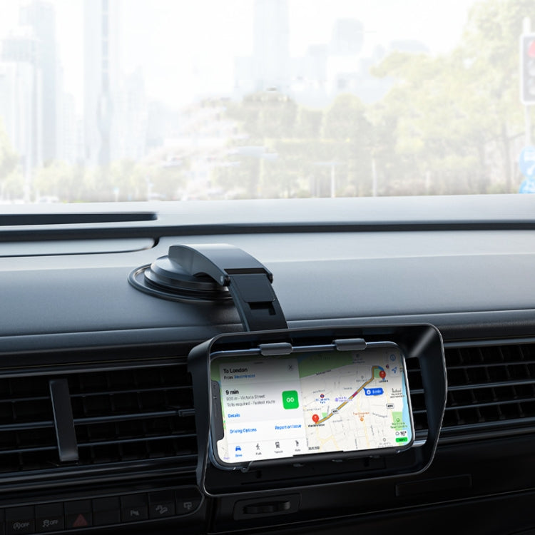 Supporto per cellulare da cruscotto con ventosa per auto con supporto per auto girevole pieghevole e parasole, Joint Model, Hose Model