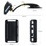 Supporto per cellulare da cruscotto con ventosa per auto con supporto per auto girevole pieghevole e parasole, Joint Model, Hose Model