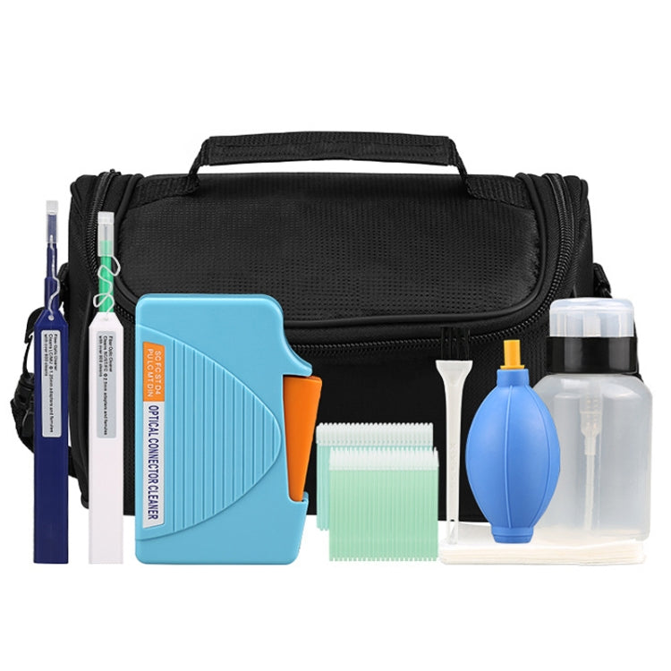 Kit di strumenti per la pulizia della fibra ottica 10 in 1 Penna per la pulizia della fibra da 1,25/2,5 mm, Optical Fiber Cleaning Tool Kit