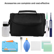 Kit di strumenti per la pulizia della fibra ottica 10 in 1 Penna per la pulizia della fibra da 1,25/2,5 mm, Optical Fiber Cleaning Tool Kit