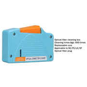 Kit di strumenti per la pulizia della fibra ottica 10 in 1 Penna per la pulizia della fibra da 1,25/2,5 mm, Optical Fiber Cleaning Tool Kit