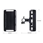 Porta cellulare fisso girevole anti-vibrazione per bicicletta e moto con visiera parasole, Classic Model, Universal Model