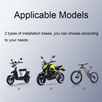 Porta cellulare fisso girevole anti-vibrazione per bicicletta e moto con visiera parasole, Classic Model, Universal Model