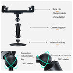 Staffa per auto generale a ventosa rotante a doppio allungamento allargata, Metal Clamp Arm