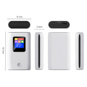 Router WIFI 4G LTE Portatile 6000mAh Ricarica Tesoro Hotspot wireless Modem mobile tascabile 150Mbps, MF905C Asia, MF905C EU