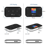 Router SIM per scheda WIFI mobile per terminale portatile per auto 4G LTE, LT600 LCD Display, LT600 LED Indicator Light