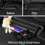 Copertura protettiva per la presa d'aria sotto il filtro della presa d'aria dell'aria condizionata del seggiolino auto, For Tesla Model Y Buckle Model, For Tesla Model Y Horizontal Bar, For Tesla Model 3 Horizontal Bar, For Tesla Model 3 Buckle Model  ...