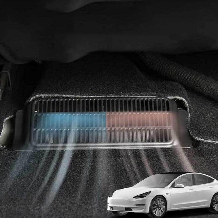 Copertura protettiva per la presa d'aria sotto il filtro della presa d'aria dell'aria condizionata del seggiolino auto, For Tesla Model Y Buckle Model, For Tesla Model Y Horizontal Bar, For Tesla Model 3 Horizontal Bar, For Tesla Model 3 Buckle Model  ...