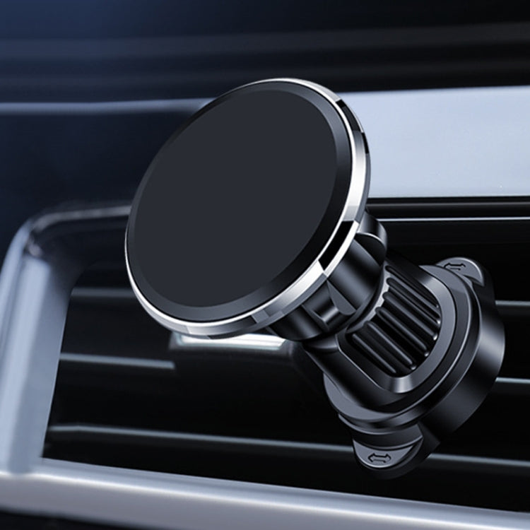 Supporto per cellulare con presa d'aria magnetica girevole per auto in lega di alluminio