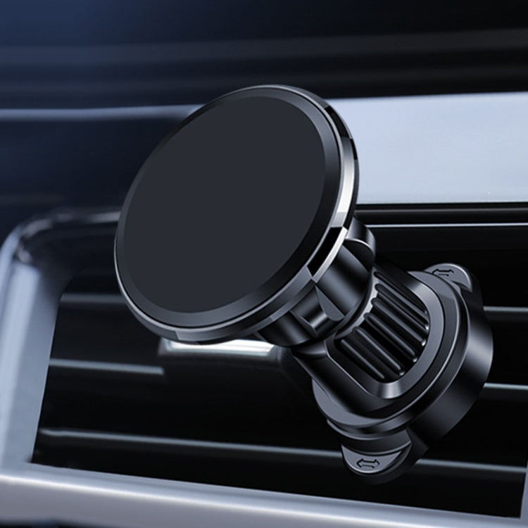 Supporto per cellulare con presa d'aria magnetica girevole per auto in lega di alluminio