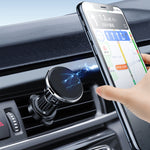 Supporto per cellulare con presa d'aria magnetica girevole per auto in lega di alluminio