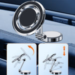 Supporto per cellulare universale pieghevole per navigazione magnetica da cruscotto, Y82 Black, Y82 Silver