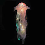 Lampada luminosa con meduse, luce notturna finita, decorazione della stanza, luce ambientale