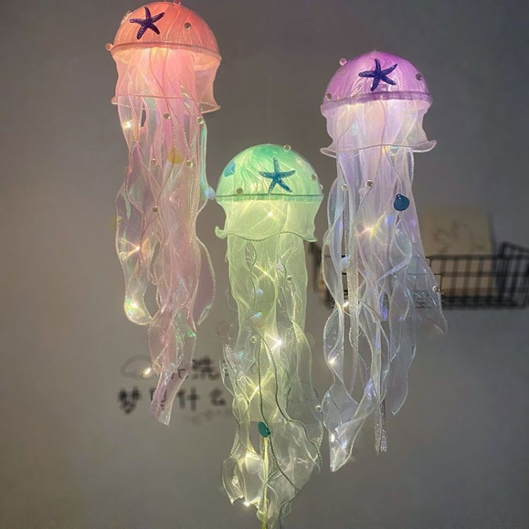 Lampada luminosa con meduse, luce notturna finita, decorazione della stanza, luce ambientale
