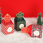 Scatola di caramelle per confezione regalo di mele della vigilia di Natale