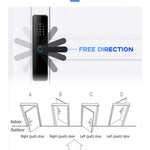 Serratura elettronica smart WiFi C91 con impronta digitale