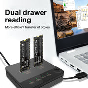 Duplicatore disco rigido SATA M.2 Custodia per disco rigido mobile SSD per unità a stato solido, DK300
