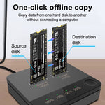 Duplicatore disco rigido SATA M.2 Custodia per disco rigido mobile SSD per unità a stato solido, DK300