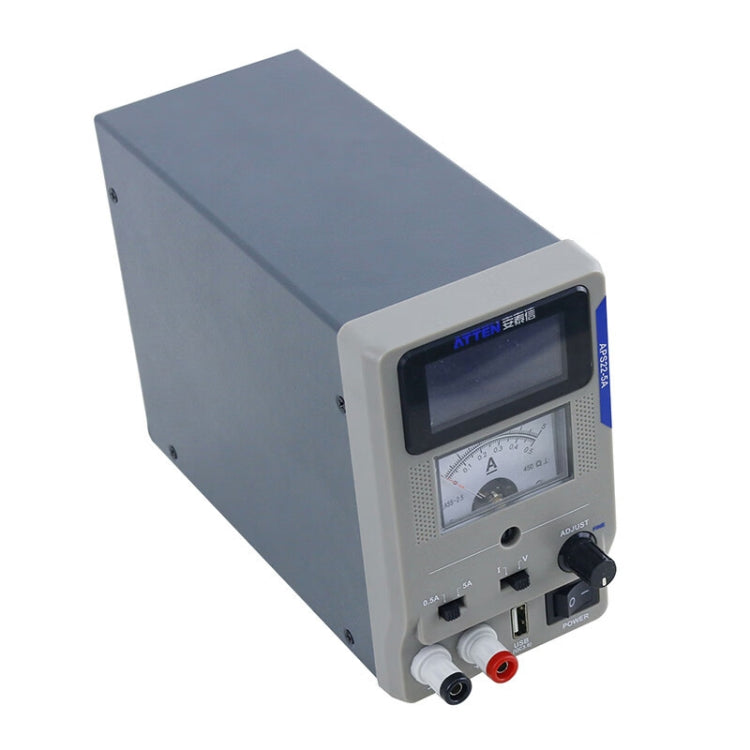 Alimentatore CC da laboratorio regolabile variabile digitale USB per riparazione mobile, spina europea, ATTEN APS22-5A 22V 5A, ATTEN APS15-3A 15V 3A
