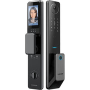 LOCSTAR S61 Riconoscimento facciale 3D completamente automatico Tuya Wifi Blocco intelligente delle impronte digitali Blocco password antifurto, S61 Space Gray, S61 Rose Gold