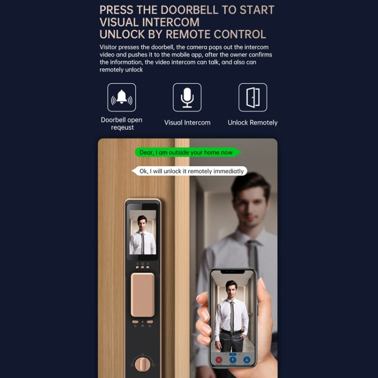 Blocco intelligente S61 con riconoscimento facciale 3D