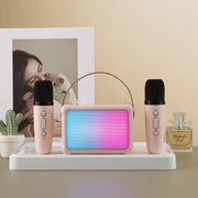 Altoparlante Bluetooth portatile con luci RGB e microfono