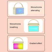 Altoparlante Bluetooth portatile con luci RGB e microfono