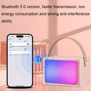 Altoparlante Bluetooth portatile con luci RGB e microfono