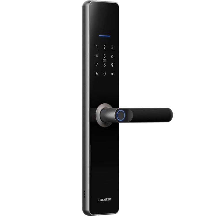 LOCSTAR Wifi Blocco impronte digitali Blocco password porta di sicurezza domestica Supporta lo sblocco remoto APP, A61 (Space Gray), A61 (Rose Gold)