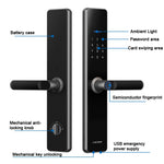 Blocco porta digitale WiFi con impronta e password
