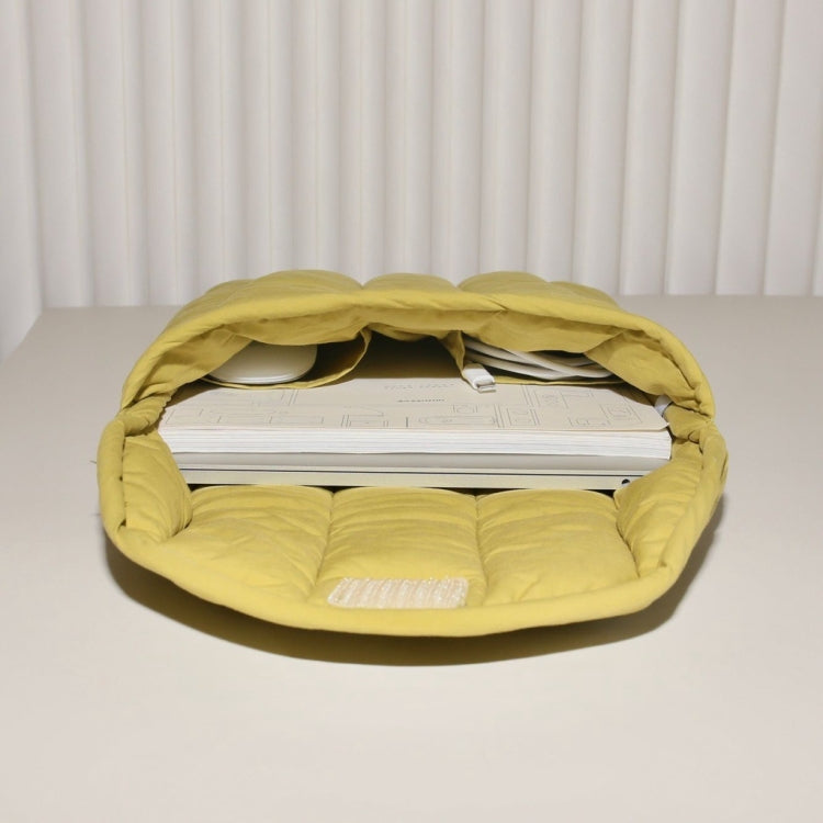 Borsa interna con ricamo in cotone piatto. Custodia protettiva in cotone leggero e spaziale, 9.7-11 inch, 12.9-13.3 inch, 15.6-16 inch