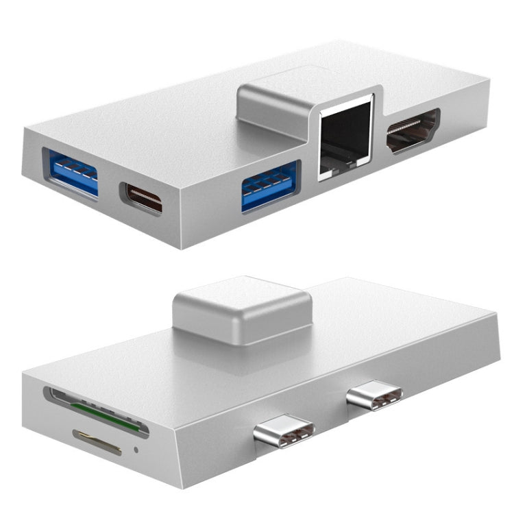 Docking station 7 in 1 USB-C per Surface Pro 8/9/X