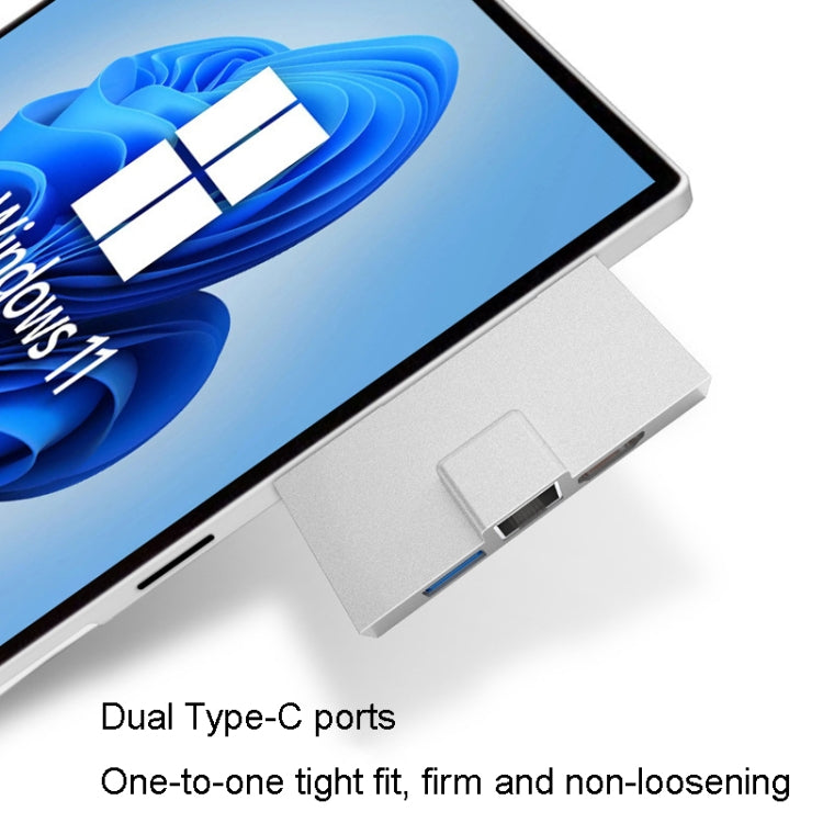 Docking station 7 in 1 USB-C per Surface Pro 8/9/X