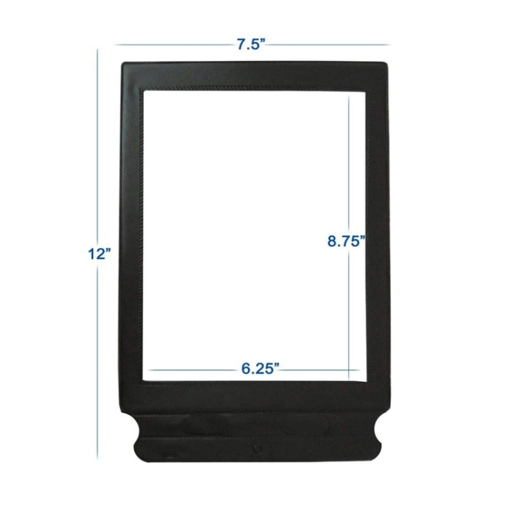 Lente d'ingrandimento A4 3X in PVC morbido portatile