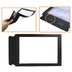 Lente d'ingrandimento A4 3X in PVC morbido portatile