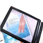 Lente d'ingrandimento A4 3X in PVC morbido portatile