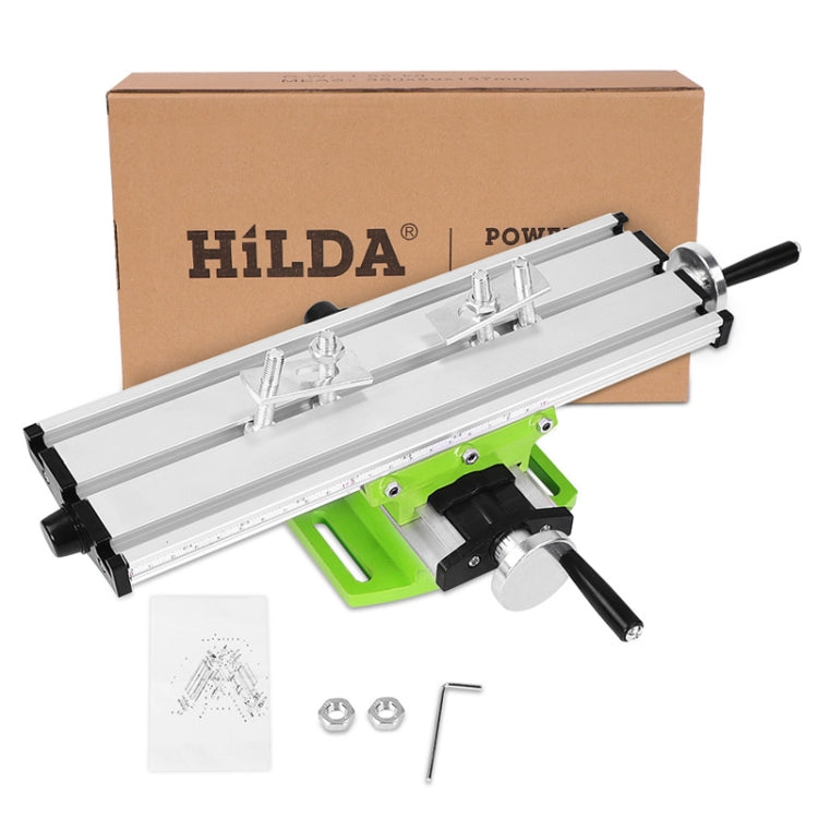 Tavolo di perforazione cruciforme per microforatura e fresatrice multifunzione HILDA