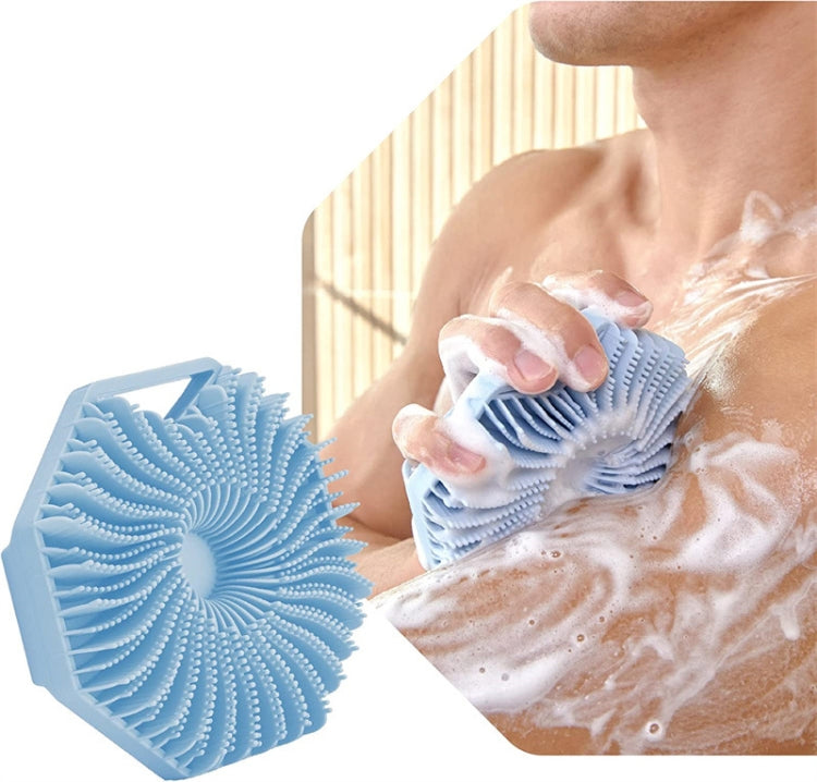 Scrubber per doccia con spazzola da bagno per il corpo in silicone