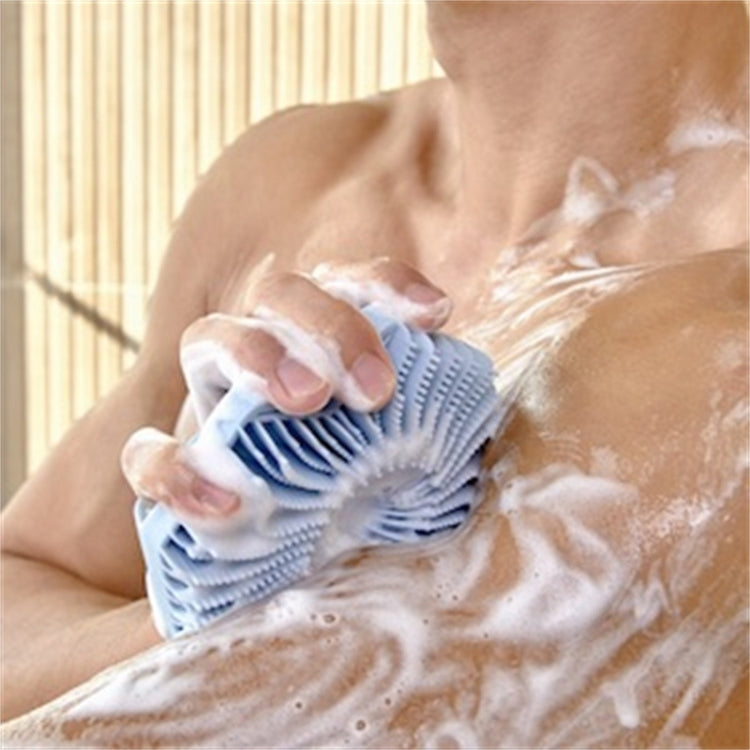 Scrubber per doccia con spazzola da bagno per il corpo in silicone