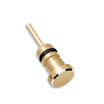 Ago per scheda plug-in per cuffie con tappo antipolvere in metallo universale da 3,5 mm, 3.5mm (Black), 3.5mm (Gold), 3.5mm (Silver)