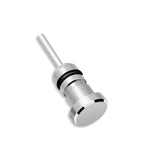 Ago per scheda plug-in per cuffie con tappo antipolvere in metallo universale da 3,5 mm, 3.5mm (Black), 3.5mm (Gold), 3.5mm (Silver)